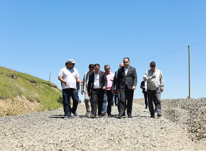 ՏԿԵ նախարարը դիտարկել է դեպի Ճամբարակ-Աղբերք ճանապարհի սողանքային փլուզված հատվածի վերականգնման աշխատանքները