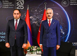 Դավիթ Խուդաթյանը հանդիպում է ունեցել Թուրքիայի տրանսպորտի և ենթակառուցվածքների նախարարի հետ