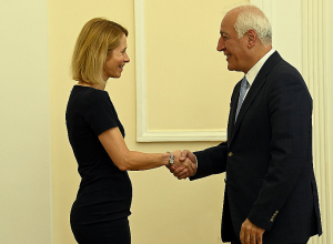 Վահագն Խաչատուրյանն ընդունել է ԵՄ արտաքին գործերի ու անվտանգության քաղաքականության հարցերով բարձր ներկայացուցիչ Կայա Կալասին