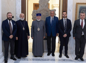 Ամենայն Հայոց Կաթողիկոսն ընդունեց Մալթայի Ինքնիշխան Մարտական Ուխտի դեսպանին