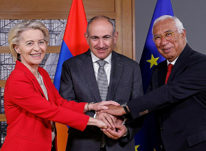 Բրյուսելում մեկնարկել է Նիկոլ Փաշինյանի, Անտոնիու Կոշտայի և Ուրսուլա ֆոն դեր Լայենի հանդիպումը