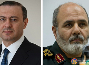 Արմեն Գրիգորյանը հեռախոսազրույց է ունեցել Իրանի ազգային անվտանգության գերագույն խորհրդի քարտուղար Ալի Աքբար Ահմադիանի հետ