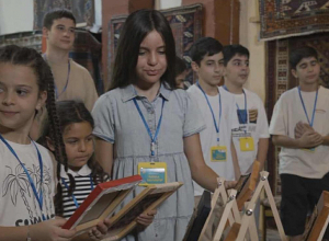 Երեխաները սովորեցին հայկական գորգագործության գաղտնիքները