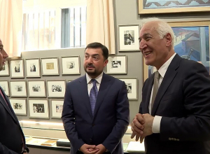 Նախագահ Վահագն Խաչատուրյանը Կապանում այցելել է նկարիչ Հրանտ Դանիելյանի տուն թանգարան