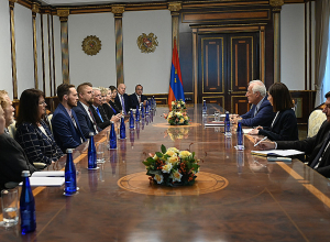 Հանրապետության նախագահն ընդունել է «Save Armenia» հուդայա-քրիստոնեական միության պատվիրակությանը