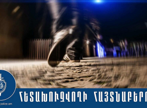 Երևանի քրեական ոստիկանները հայտնաբերել են հետախուզվողի