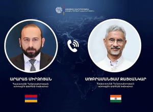 Հայաստանի և Հնդկաստանի ԱԳ նախարարները հեռախոսազրույց են ունեցել
