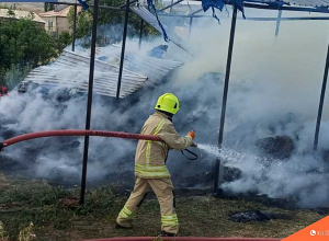 Հրդեհ Ծովազարդ գյուղում