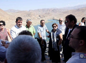 Դիվանագետներն այցելել են Վեդիի նորակառույց ջրամբար