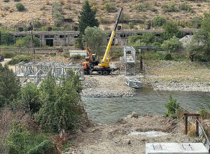 Այրում կայարանում տեղադրվում է հետիոտնային կամուրջ