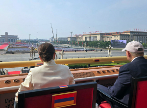 Փաշինյանը տիկնոջ հետ Պեկինում մասնակցել է Երկրորդ համաշխարհային պատերազմի ավարտի 80-ամյակի շքերթին