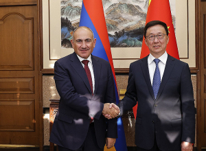 Հայաստան-Չինաստան համագործակցությունը զարգանում է բոլոր ուղղություններով. տեղի է ունեցել Նիկոլ Փաշինյանի և ՉԺՀ փոխնախագահ Հան Ճենի հանդիպումը