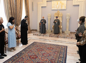 Կաթողիկոսն ընդունեց ԱՄՆ Հայոց Արևելյան թեմի ուխտավորներին