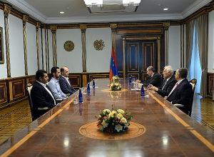 Հանրապետության նախագահը հանդիպել է Էկովիլ և Շտիգեն ընկերությունների ղեկավարներին