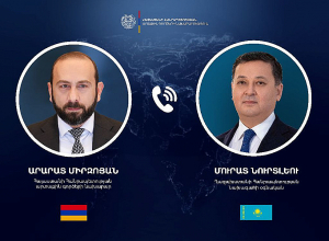 Արարատ Միրզոյանը հեռախոսազրույց է ունեցել Ղազախստանի ԱԳ նախկին նախարար Մուրատ Նուրտլեուի հետ