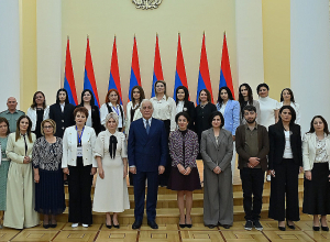 Հանրապետության նախագահն ընդունել է «Տարվա լավագույնները» մրցույթի հաղթող մանկավարժներին