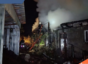 Ամրակից գյուղում այրվել է արտադրամաս