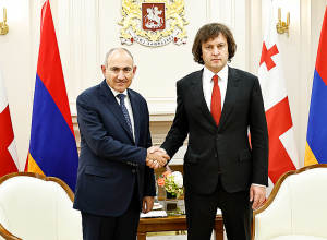 Թբիլիսիում տեղի է ունեցել Նիկոլ Փաշինյանի և Իրակլի Կոբախիձեի հանդիպումը