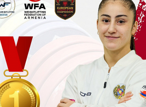 Ծանրորդ Ալեքսանդրա Գրիգորյանը դարձավ Եվրոպայի երիտասարդների առաջնության չեմպիոն