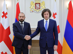 Արարատ Միրզոյանին ընդունել է Վրաստանի վարչապետ Իրակլի Կոբախիձեն