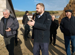 Այցելեցի Ծաղկահովիտ համայնք, որտեղ ընթացքի մեջ է ոչխարաբուծական ֆերմայի կառուցումը․ Պապոյան