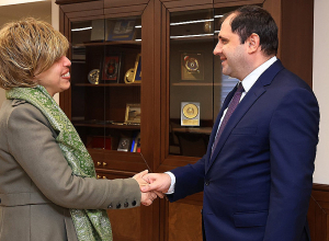 Սուրեն Պապիկյանն ընդունել է Հայաստանում Եգիպտոսի դեսպանին