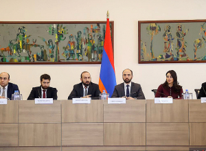 Արարատ Միրզոյանը հանդիպել է ԵՄ և ԵՄ անդամ պետությունների՝ ՀՀ-ում հավատարմագրված դիվանագիտական ներկայացուցչությունների ղեկավարների հետ