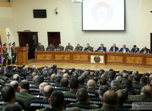 Տեղի է ունեցել պաշտպանության նախարարին կից կոլեգիայի նիստ