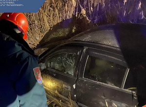 Ավտոմեքենան դուրս է եկել ճանապարհի երթևեկելի հատվածից և հայտնվել ձորակում