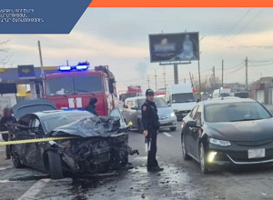 ՃՏՊ Էջմիածին-Երևան ավտոճանապարհի 7-րդ կմ-ին