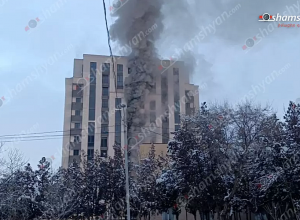 Խոշոր հրդեհ՝ Աբովյան քաղաքում նոր կառուցվող շենքում. տարհանել են 15 քաղաքացու