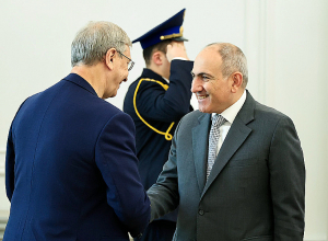 Վարչապետն ընդունել է գործարար Վլադիմիր Եվտուշենկովին