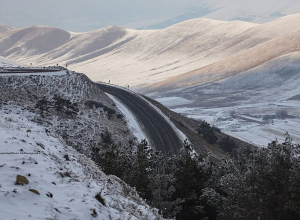 Ապարանի տարածաշրջանում թույլ ձյուն է տեղում