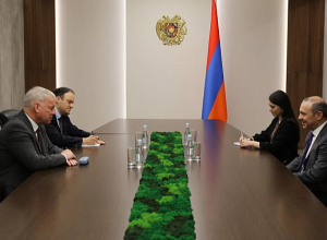 Արմեն Գրիգորյանն ընդունել է Հայաստանում ԵՄ քաղաքացիական դիտորդական առաքելության ղեկավար Մարկուս Ռիտերին