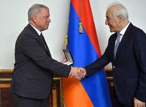 Վահագն Խաչատուրյանը հրաժեշտի հանդիպում է ունեցել Եվրամիության դիտորդական առաքելության ղեկավար Մարկուս Ռիտերի հետ
