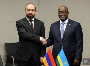 Արարատ Միրզոյանը հանդիպում է ունեցել Ռուանդայի ԱԳ և միջազգային համագործակցության նախարարի հետ