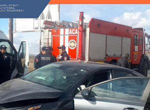 Երևան-Մեղրի ավտոճանապարհին մեքենաների բախման հետևանքով կան վիրավորներ