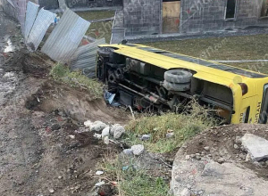 Երևանում ավտոբուս է կողաշրջվել․ կա 11 տուժած